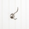 Elements 3-13/16" Satin Nickel Slender Contemporary Double Prong Wall Mounted Hook YD30-381SN - alternate 1